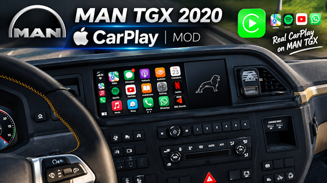 CarPlay for MAN TGX 2020