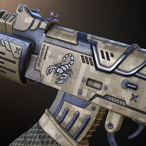Sand Scorpion AR (Cut Sights)