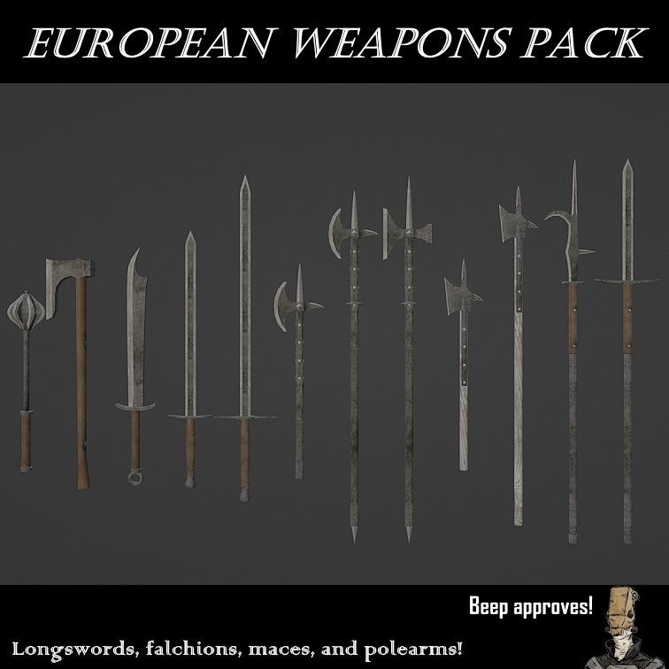 European Weapons Pack