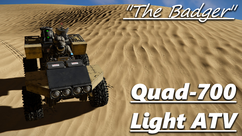 Quad-700 "The Badger" Light ATV preview