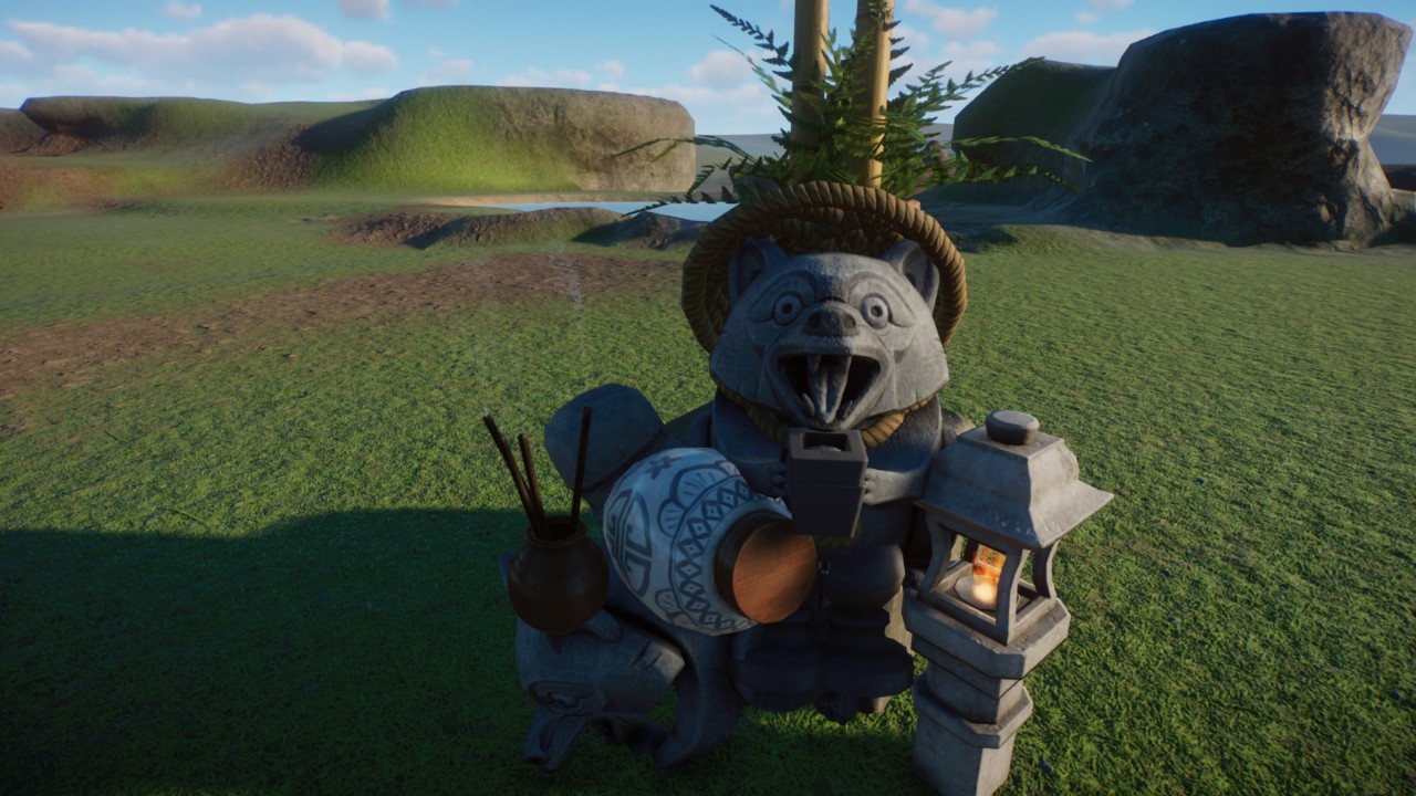 Tanuki Statue