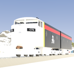 EMD F7A+B - Zipperton Railroad