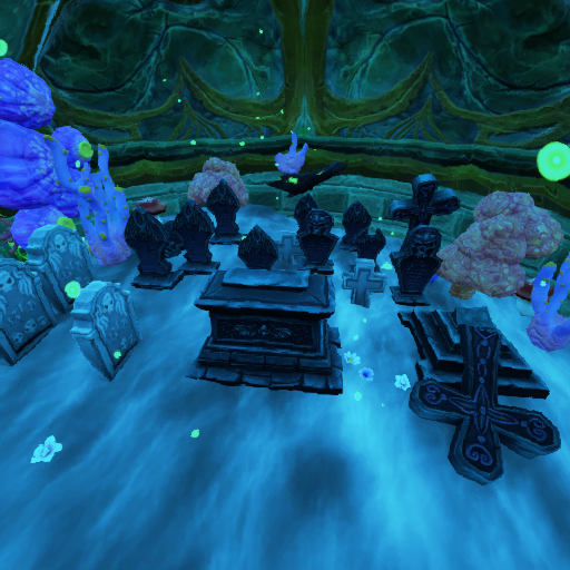 52. drowned graveyard in the dark deep down