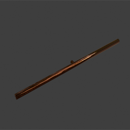 Libary Modul Railing Shelf Copper