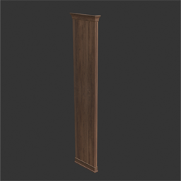 Libary Modul Side Left Old Wood