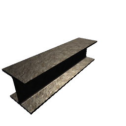 Steel Beam 1m Corroded