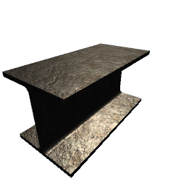 Steel Beam 0,5m Corroded