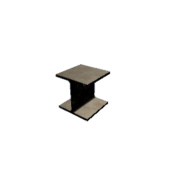 Steel Beam 0,25m Rusted preview