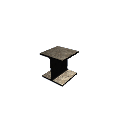 Steel Beam 0,25m Corroded