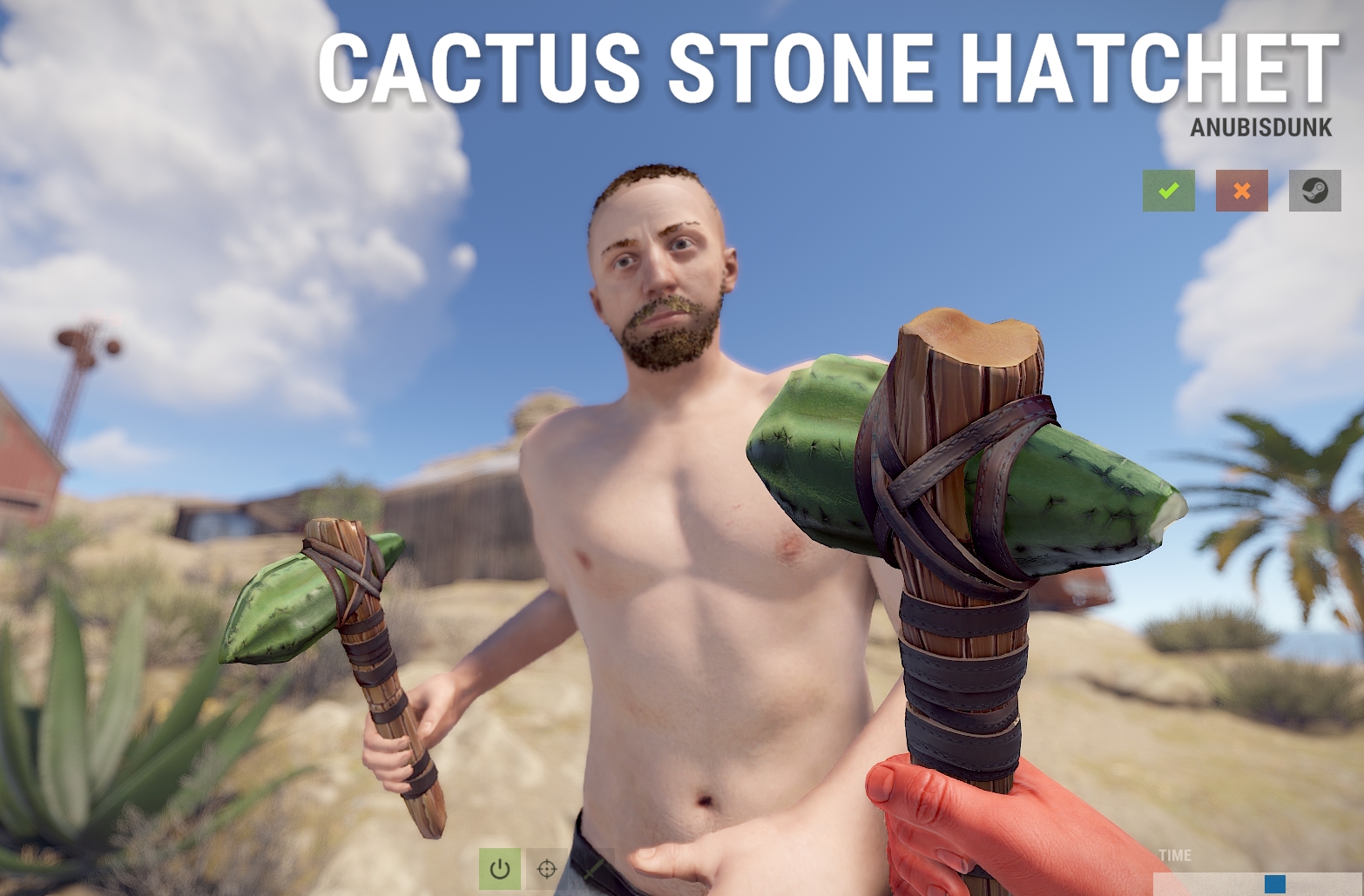 Cactus Stone Hatchet