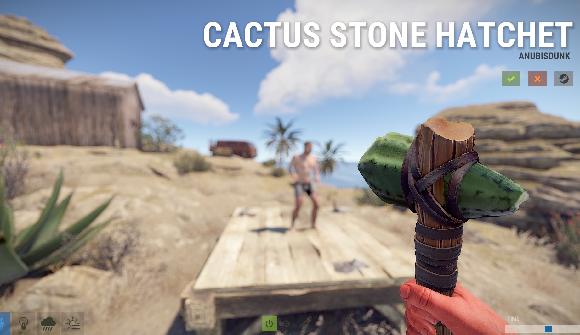 Cactus Stone Hatchet
