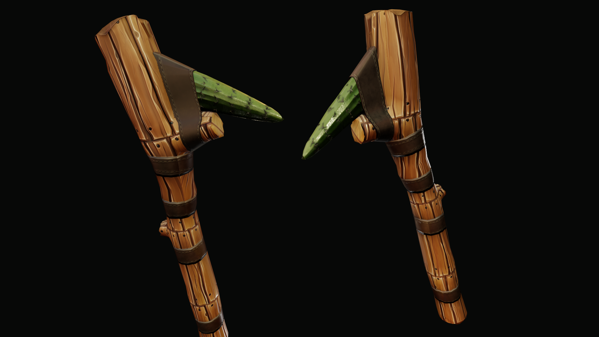 Cactus Stone Pickaxe