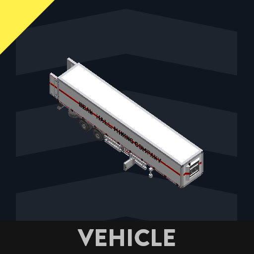 Dean Hall Mining Company Semitrailer
