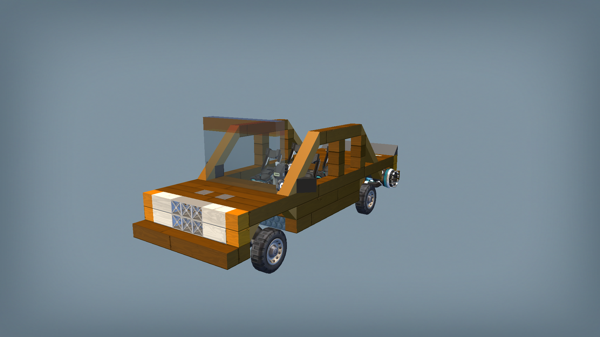 Swimming wooden _VAZ2107_!