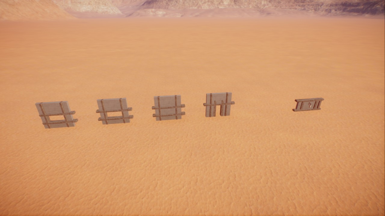 Diamond Desert theme walls