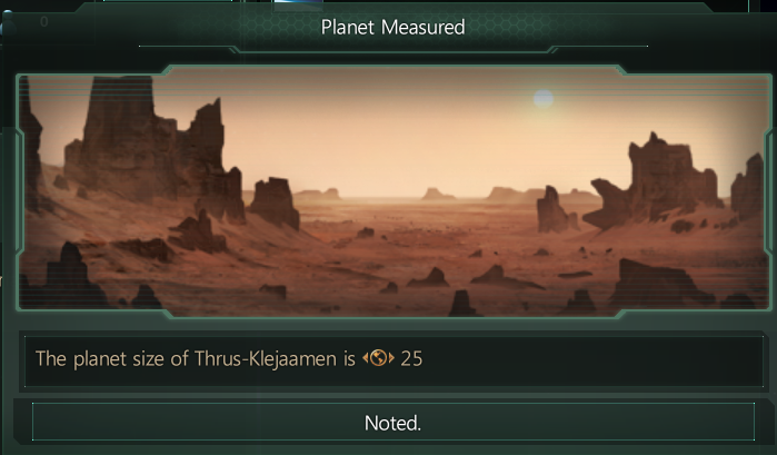 View uninhabitable planet sizes