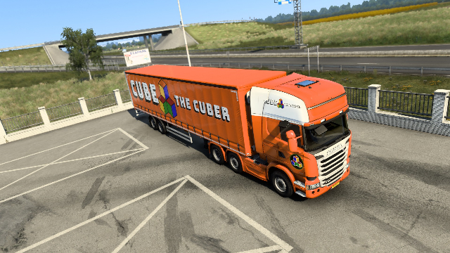cubeTheCuber trailer and truck skin
