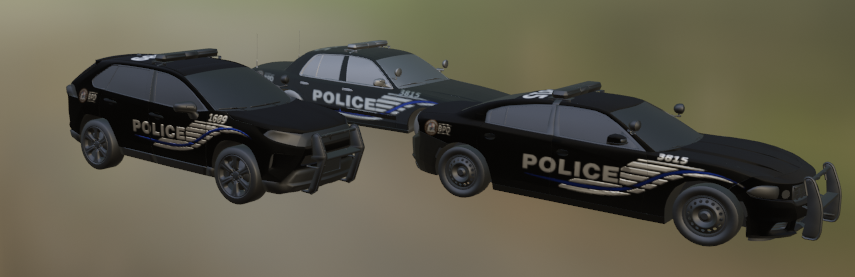 Brighton PD - Black Vehicles
