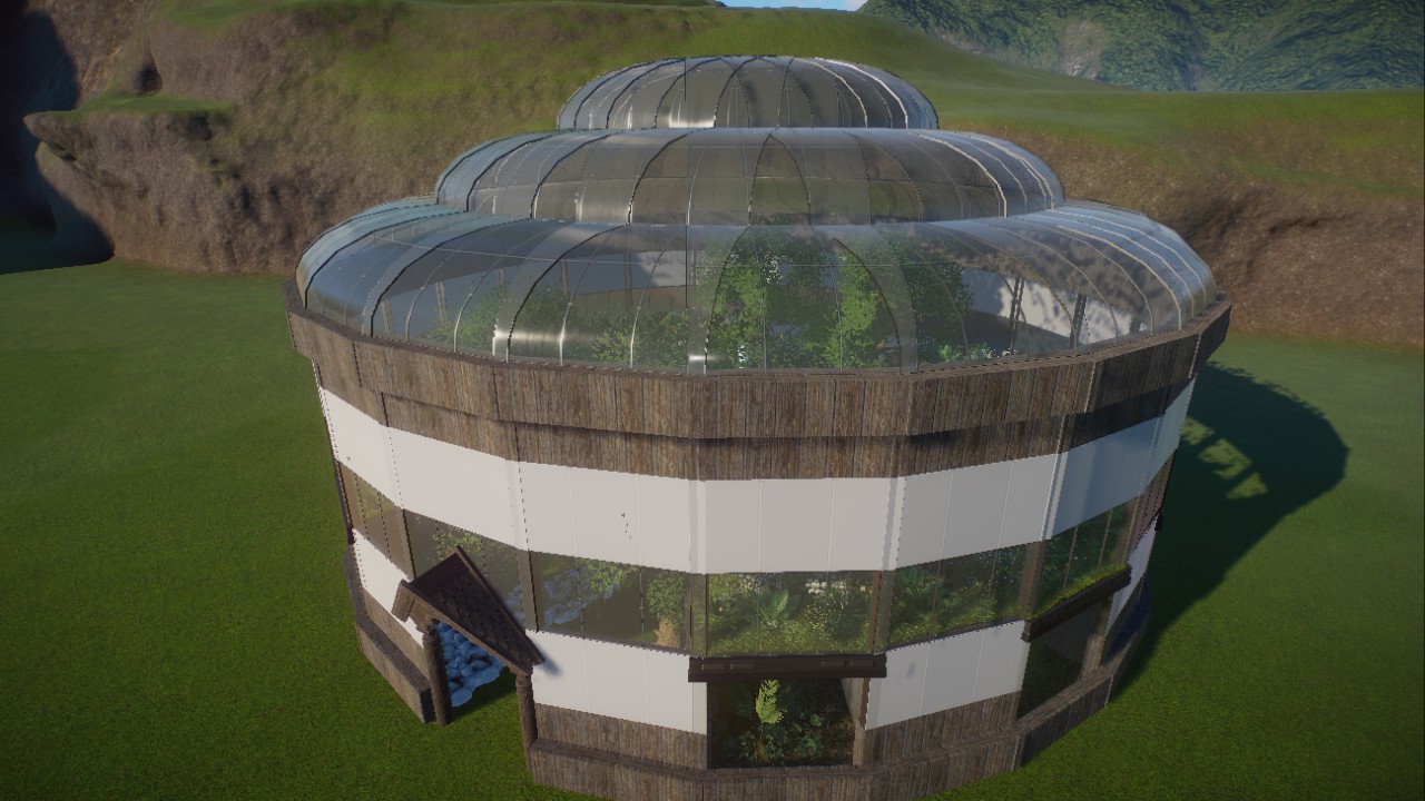 Dom with vivariums, Dom mit Vivarien
