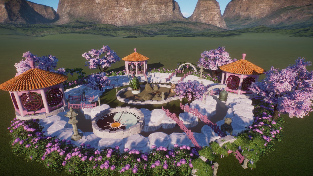 zen garden walkable, Zen Garten begehbar