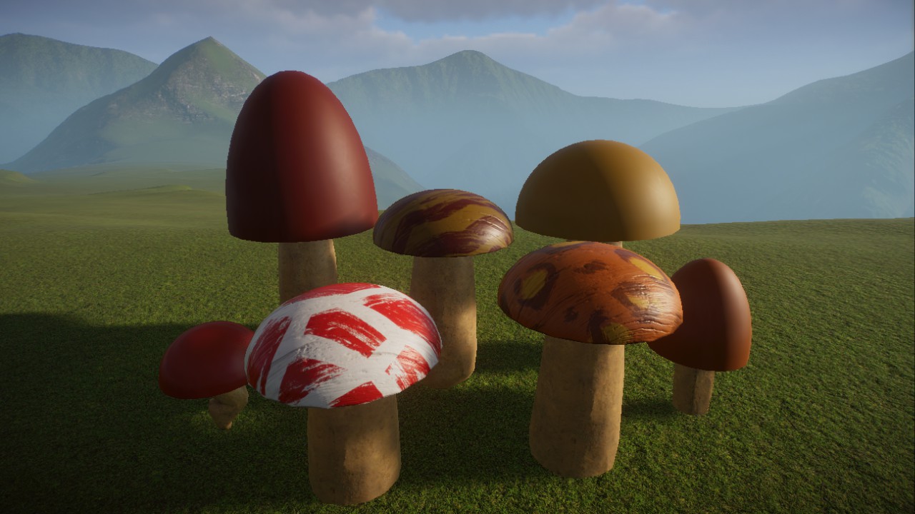 mushroom set, Pilze