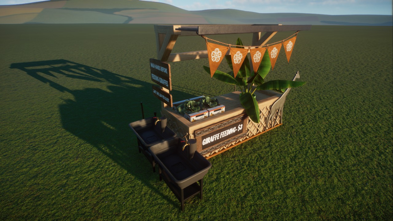 Giraffe feeding counter preview