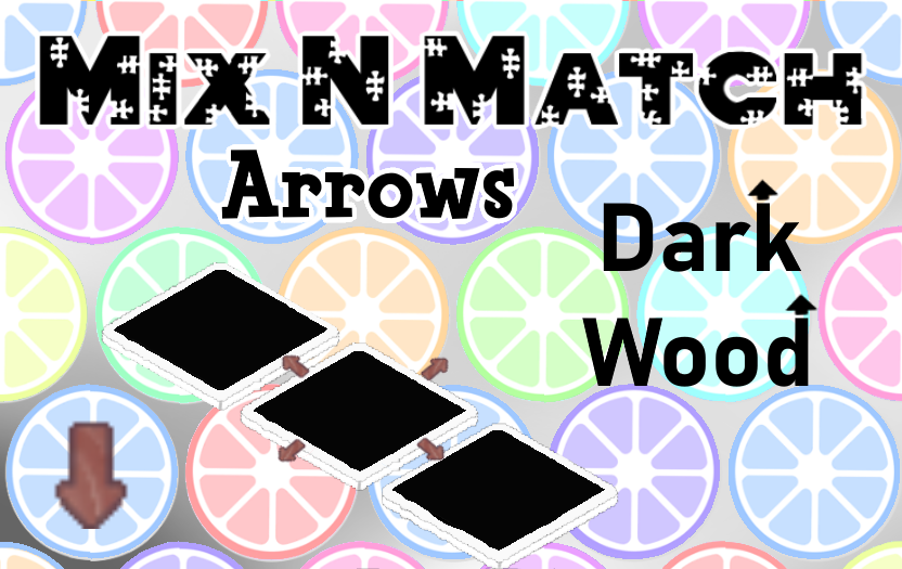 MixN'Match Arrows Wood Block