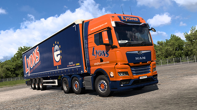 Lyons Road Transport - MAN TGX & WIelton Trailer