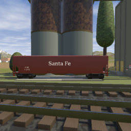 Santa Fe 3 Bay Covered Hopper (Remaster)