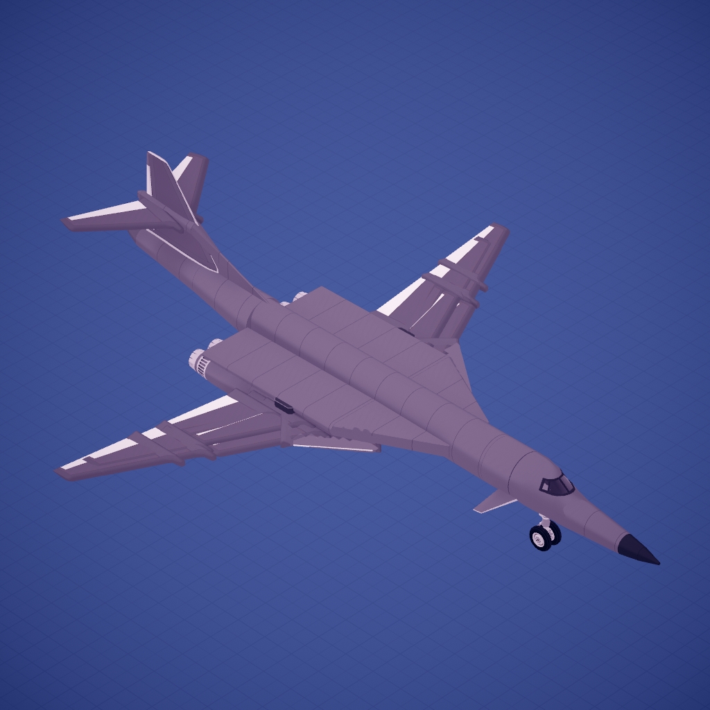 b-1 lancer swingable wings