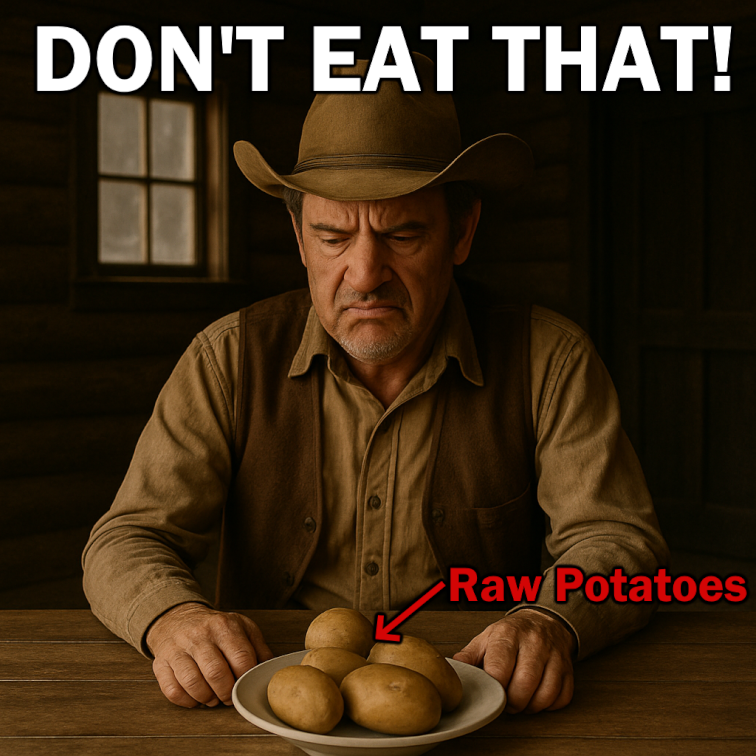 Don't Eat Raw Potatoes!
