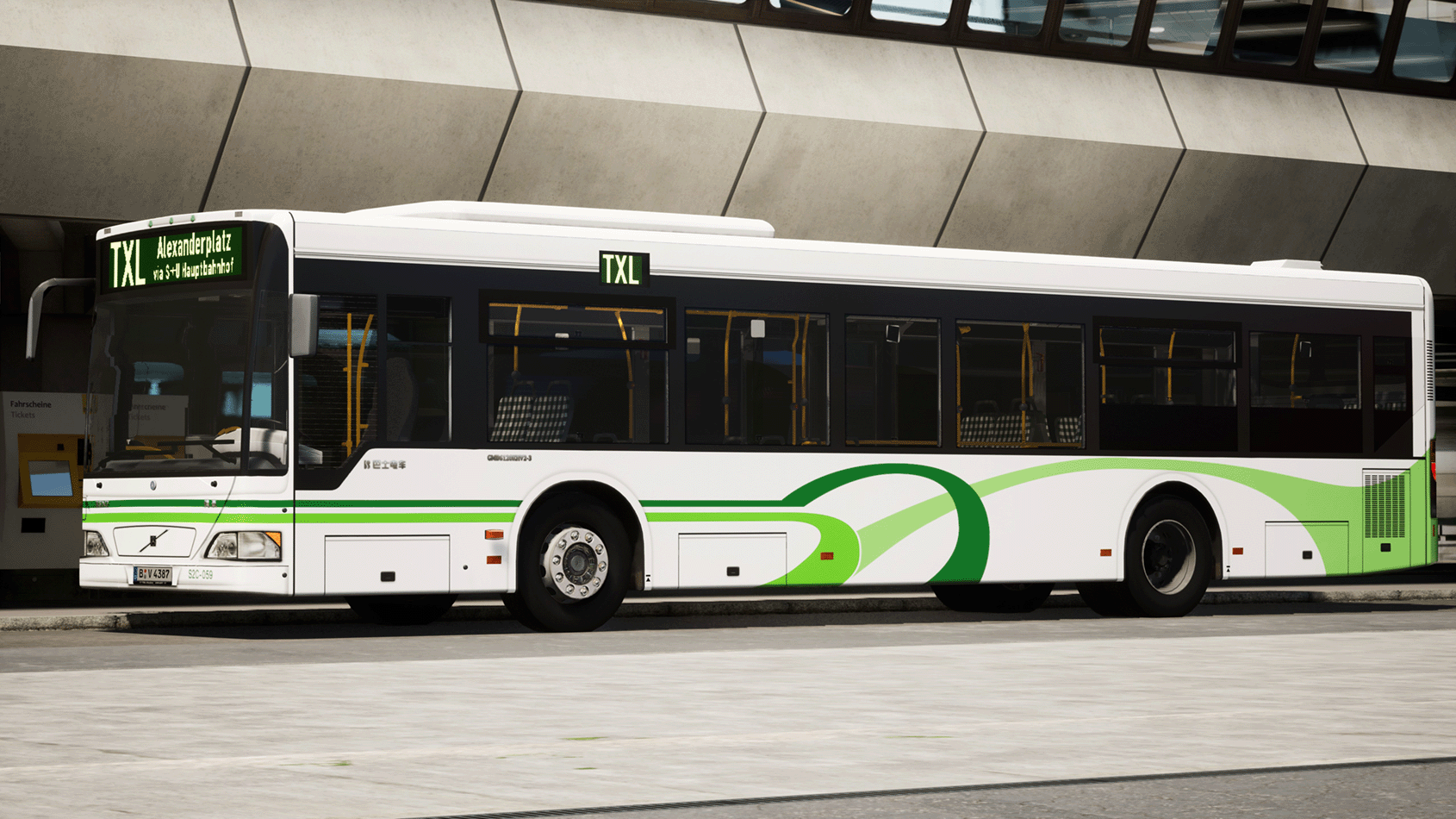 上海巴士集团-巴士电车(S2C)&创英北岭 cnbus1001涂装 MB O530(Shanghai Ba-Shi Group Livery&CMNL cnbus1001 Livery) preview