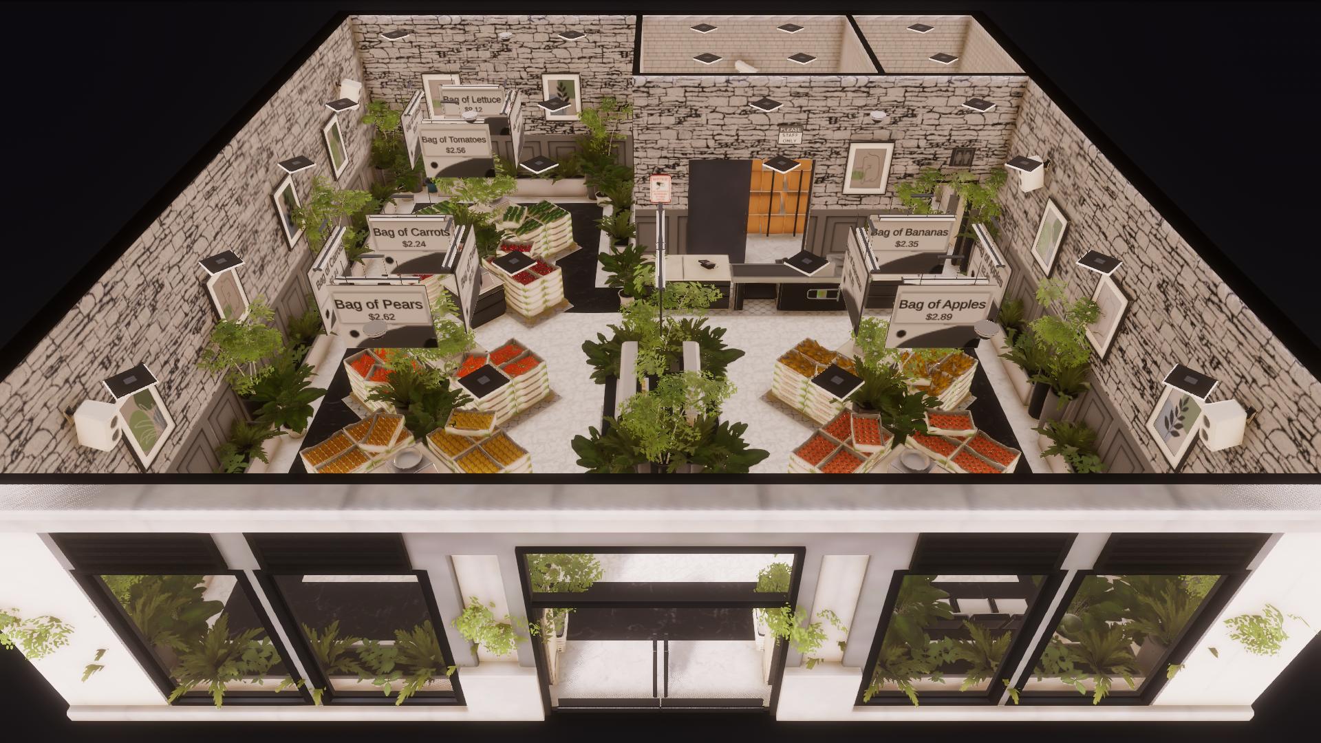 [JH] C1 Fruit & Veg Store (MAXED) Monotone