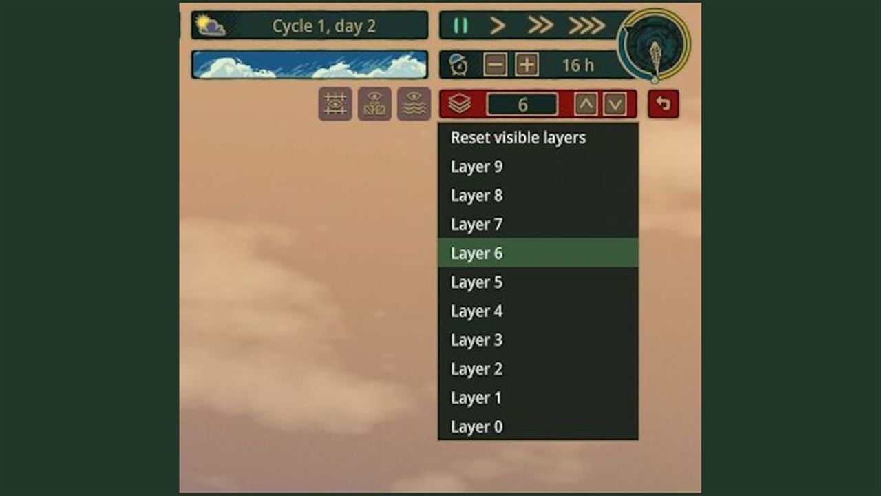 Visible Layers List