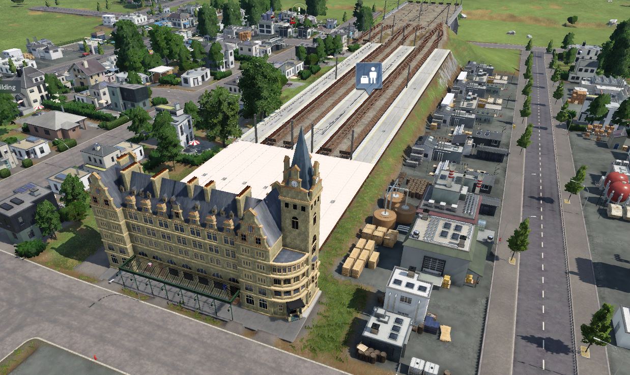 Glasgow Central 'ish' rail station module and assets
