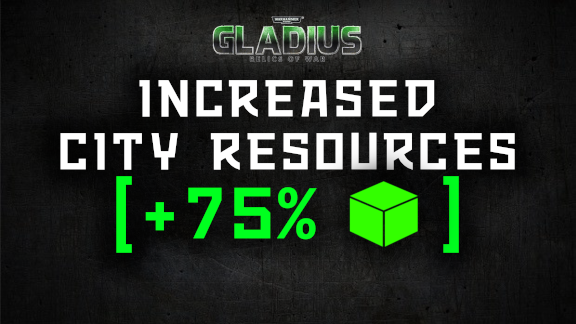 Increased City Resources (+75%)