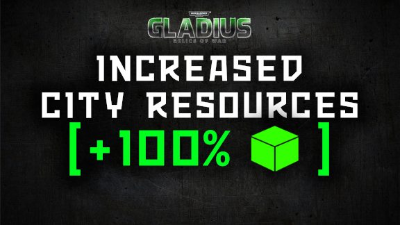 Increased City Resources (+100%)