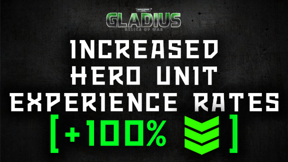 Increased Hero Unit Experience Rates (+100%)