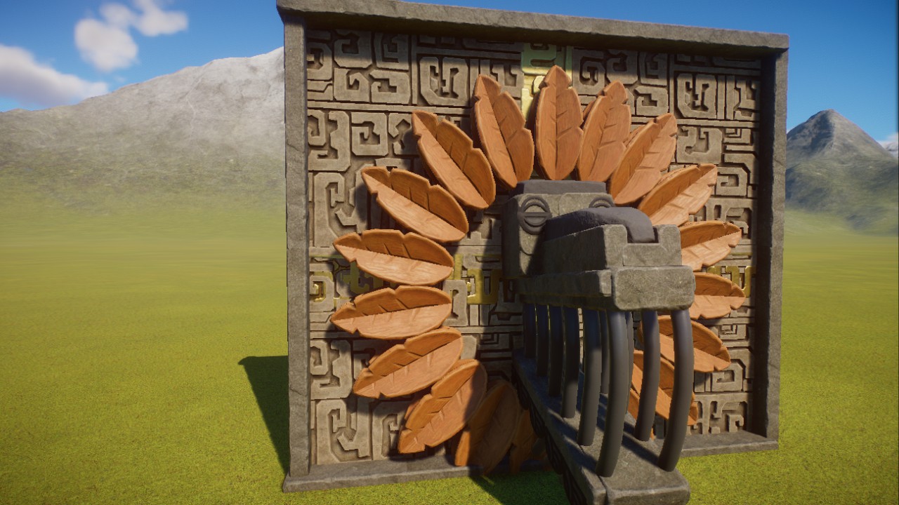 Ancient Temple Face Alternate