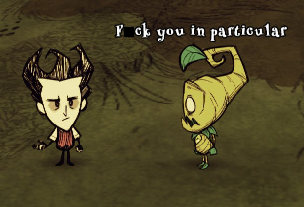 Wormwood says the f word – Don't Starve Together Mod