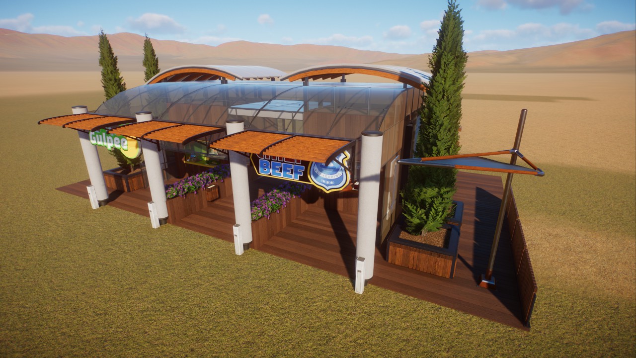 New Modern Shop Building