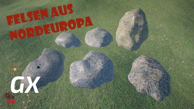 Felsen aus Nordeuropa