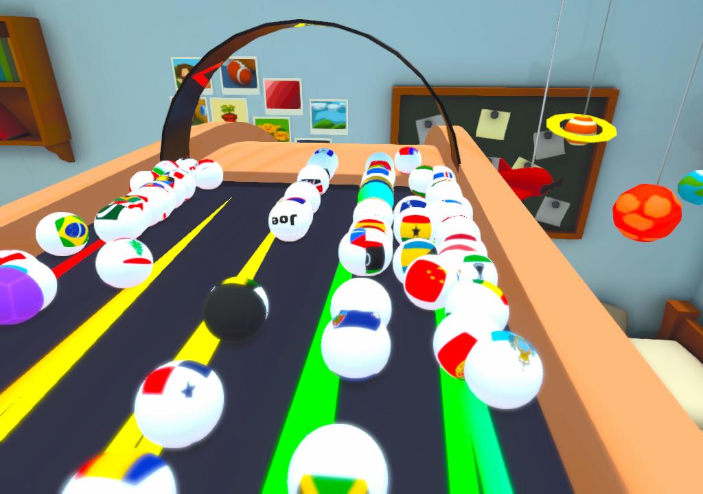 the closet marbles (no collide marbles)