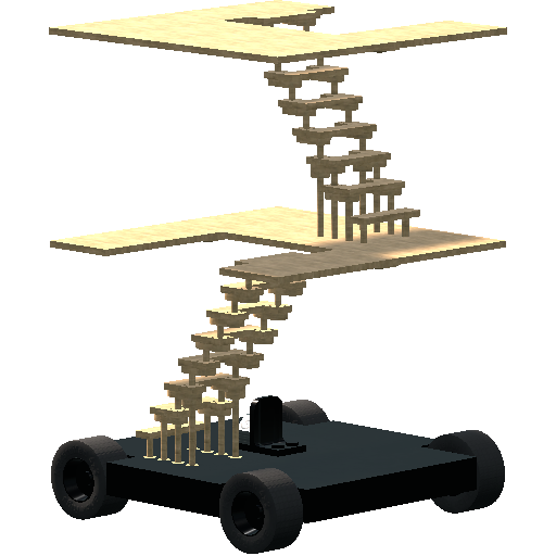 a stairs 2 levels (legacy version)