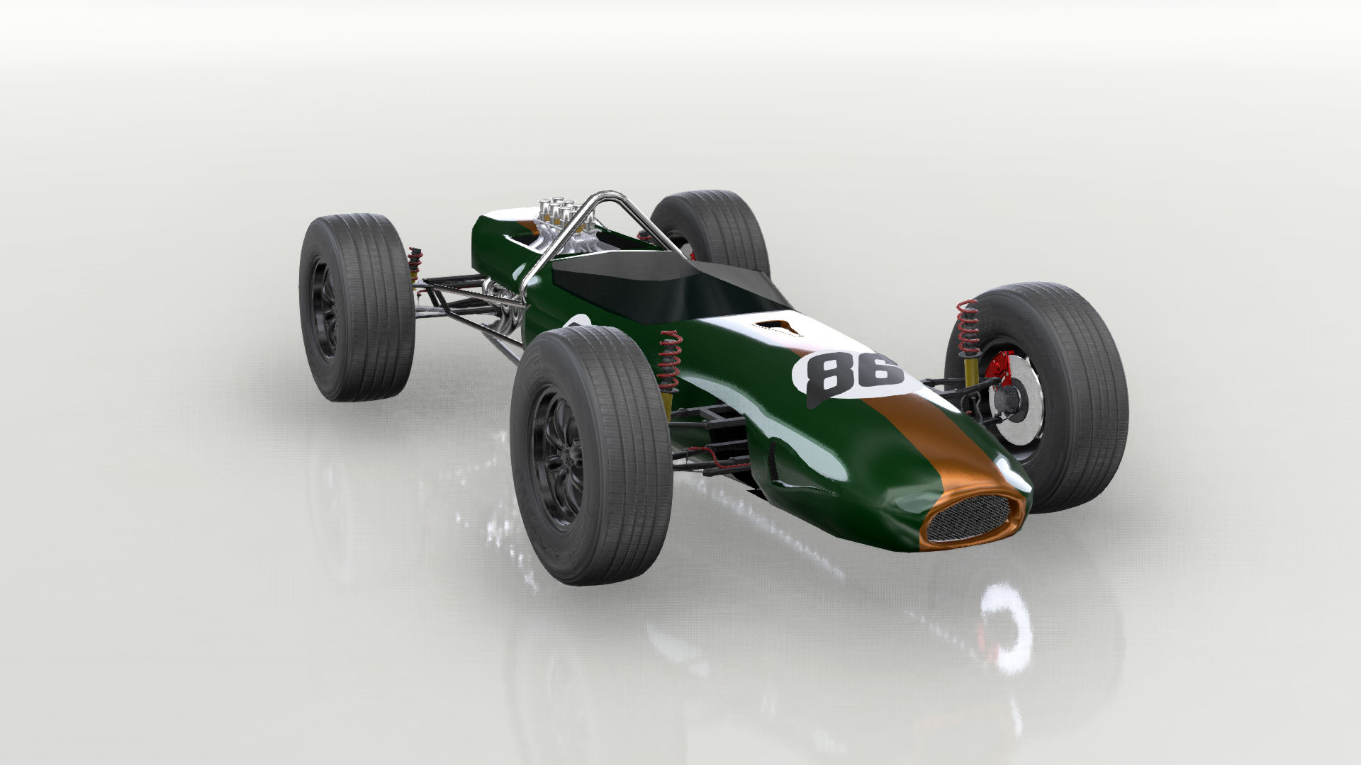 "Old Nail" 1966 Brabham BT19 f1 car 4.27