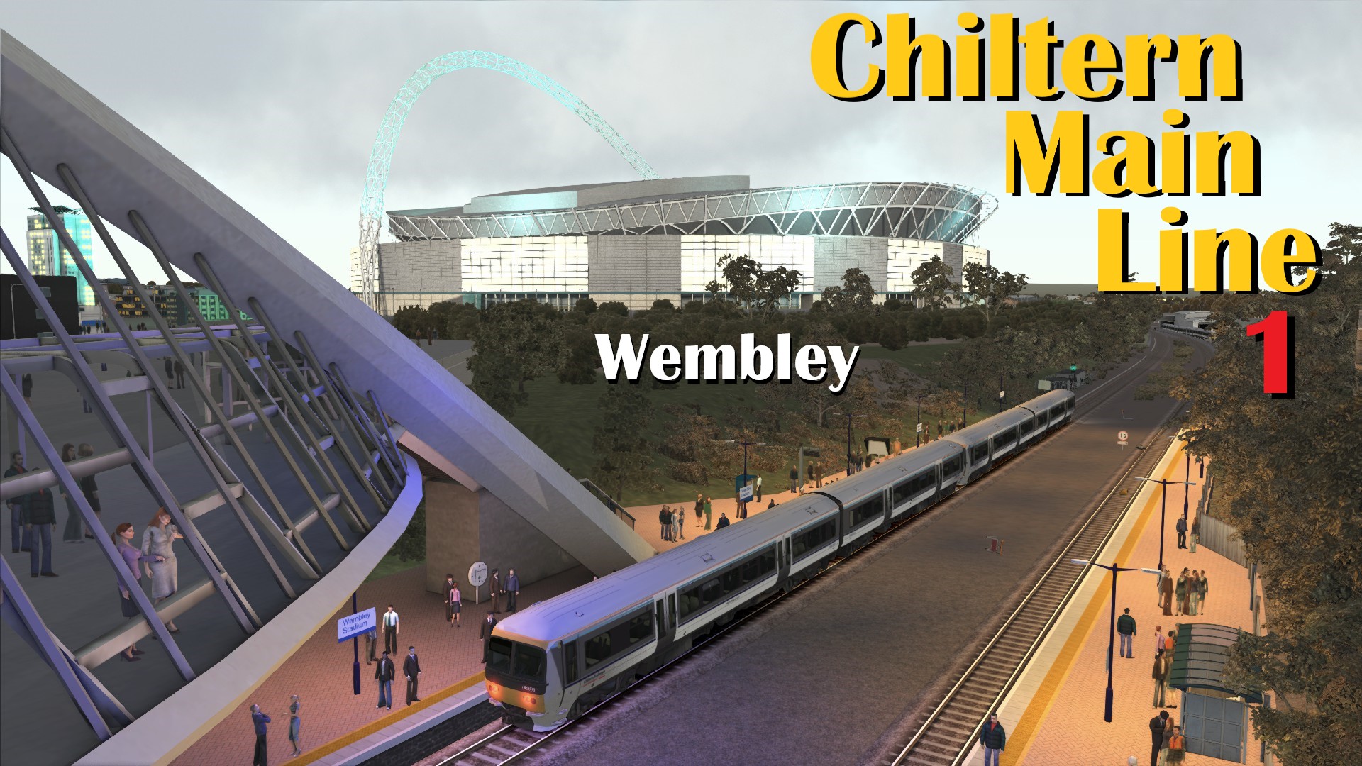 N.S861 Chiltern Main Line Wembley Football Fans