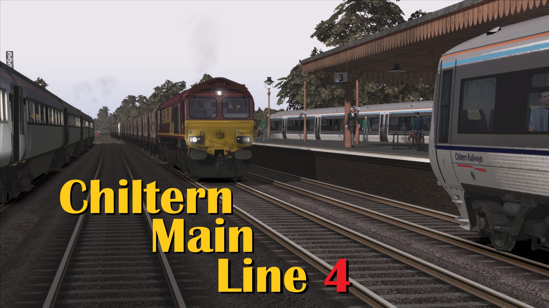 N.S864 Chiltern Main Line Class 68 Princes Risborough, Banbury & Leamington Spa (Part 2 of 3 Part mini-series)
