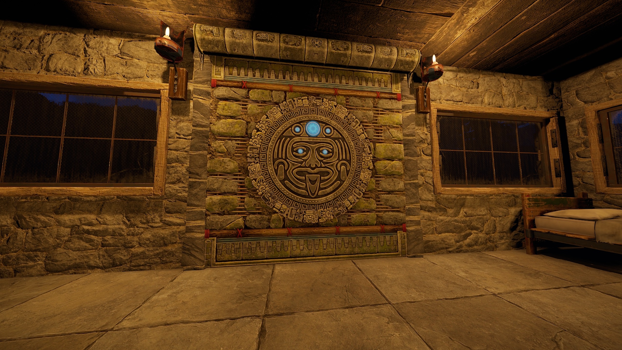 Ruin Garage Door