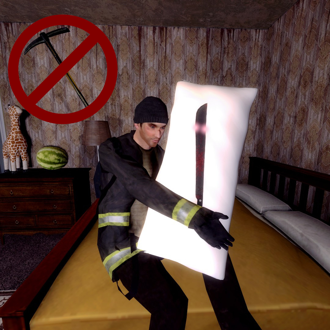 Pickaxe Dakimakura - Machete