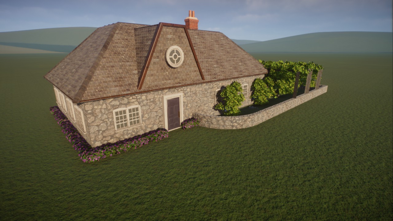 European village house